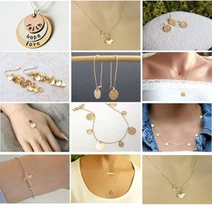 Винтажный прямоугольный коннектор-браслет из позолоченного золота 14K, с возможностью гравировки, ювелирный подвес-планка - Product Image 6