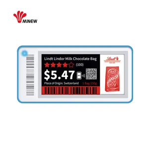 2.13 pollici E Ink Display Digital E-ink cartellino del prezzo Bluetooth Wifi ESL Tag scaffale del supermercato etichetta elettronica dello scaffale cartellino del prezzo