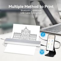 Imprimante thermique portable MT610 8,5x11" US Letter A4/A5 203 DPI / 300 DPI - En stock - Utilisation à domicile, au bureau et en voyage