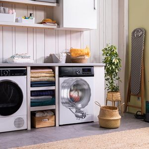 10Kg Front Loading Washing Machine Knob Control Plastic Housing 1950W 1400 RPM High Spin Speed Low Consumption Delay Start Knob - Product Image 4