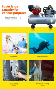 Sharpower vành đai điều khiển xăng động cơ xăng Máy nén khí piston loại 0.6/12.5 0.6/8 1.0/16 0.9/16 động cơ giá cả cạnh tranh - Product Image 5