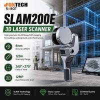 Capteur laser 3D Foxtech SLAM200E pour la cartographie des bâtiments, scanner de nuage de points souterrain pour la mesure