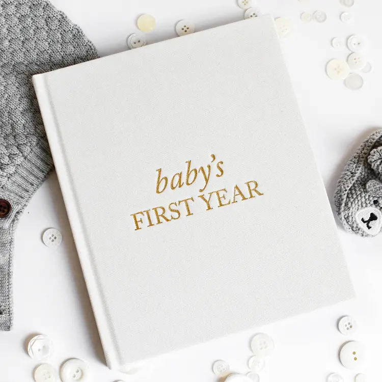 Labon livro de memória do bebê, primeiro ano, scrapbook, foto, álbum de banho, presente para a mãe