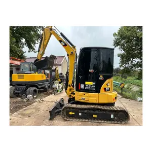 中古キャタピラーCAT303.5ミニショベルラバートラッキングCAT 304 CAT306 CAT307 cat303小型中古ディガー (ドーザー付き)