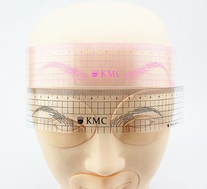 Pochoirs de maquillage Permanent en <span class=keywords><strong>plastique</strong></span>, règle pour les sourcils, outil de modelage, cosmétique, pour débutants, nouvelle collection - Product Image 2