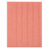 Tissu en fausse fourrure de lapin 100% polyester tricoté, doux, à motif torsadé en relief, pour jouets, vêtements, voitures et literie pour filles