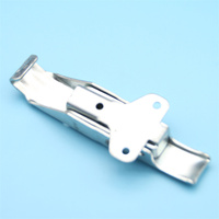 Loquet de fixation robuste anti-desserrage en acier inoxydable galvanisé à double ressort réglable à longue course