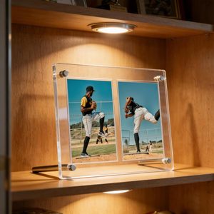 New Style Acrylic Card Display <b>Box</b> Button Closure Graded Card Organizer for Sports Card <b>Collection</b> - Product Image 4