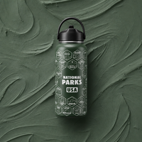 Bouteille d'eau de sport en acier inoxydable avec une capacité de 32 oz, bouteille d'eau réutilisable pour la salle de sport, l'entraînement, la course à pied et les voyages