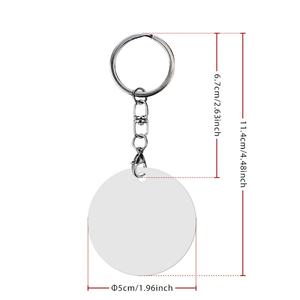 Llaveros Personalizados DIY para Sublimación, Promocionales, Imprimibles por Ambos Lados, Lindos Llaveros Redondos para Mascotas - Product Image 4