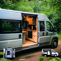 Kit de conversion de camping-car DIY : couchage modulaire, équipement et accessoires pour fourgon aménagé avec cuisinière et module intérieur