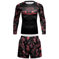 Sublimation complète personnalisée imprimée protection UV chemises de compression surf Bjj Mma Rash Guard enfants Jiu Jitsu éruption gilet pour adultes
