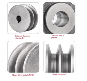 Kayış Kasnağı Çift Kanallı Tip 2B Boş 400 Üçgen Kayış Kasnağı <span class=keywords><strong>Motor</strong></span> <span class=keywords><strong>Motor</strong></span> Kayışı Diski - Product Image 6