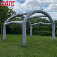 Tente tunnel gonflable CATC pour événements médicaux, ignifuge, installation facile, structure stable, respirante, publicitaire 3m*3m