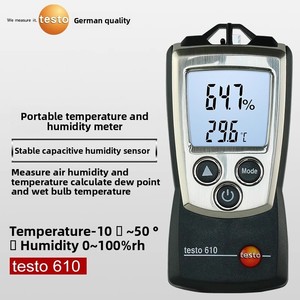 เครื่องวัดอุณหภูมิและความชื้นอุตสาหกรรม High Testo 625 รุ่น 605 แบบแม่นยำ พร้อมบริการ ODM ปรับแต่งตามความต้องการ - Product Image 2