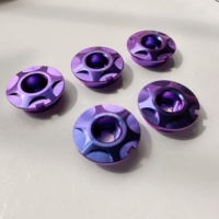 Vente en gros Alliage de titane Gr.5 Torx Star Hexagon Socket Bolt Moto Titanium Handle Balance Block Modification