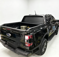 Couverture de benne rétractable robuste en alliage d'aluminium, étanche, antivol, installation sans perçage, compatible avec Sierra GMC Toyota