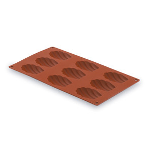 Stampo per Madeleine a 9 Cavità Pastryflex, Teglia da Forno per Madeleine - Product Image 1