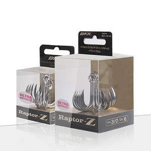 Hameçon de pêche en eau salée à trois pointes Raptor-Z, taille 3/0, ultra antirouille, super résistant pour utilisation en mer - Product Image 1