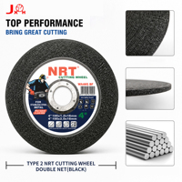 Disque de découpe en oxyde d'aluminium NRT, meule abrasive robuste, outils abrasifs renforcés, résistant à l'usure, OEM, épaisseur 1,2 mm, 80 m/s