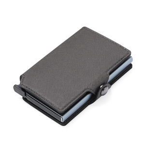 Casekey 2023 Design Anti-theft Rfid Protection Leather <b>Smart</b> <b>Wallet</b> Auto-eject Pop Out Credit Card Holder Billetera De Bolsillo - Product Image 2