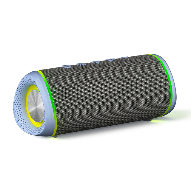 Top Selling 10 Hours Playtime BT 5.3 RGB Light Speakers Outdoor Sports Waterproof Portable Subwoofer TWS Wireless Speaker