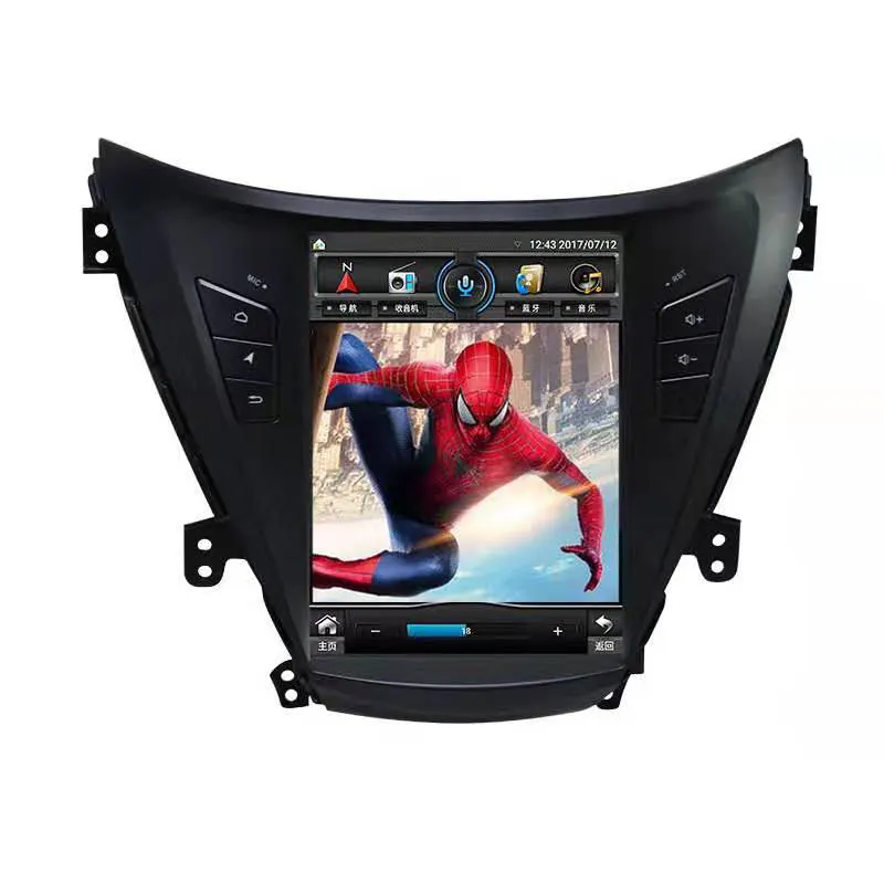 Mingxiang Android 8.1 Multimedia Android Auto 06-11 Voor Hyundai Elantra 2011-2014 Tesla Stijl Android Navigatie