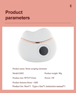 Alat Pijat Gua Sha Wajah dan Tubuh Terlaris 2025 dengan Pemanasan Listrik Terapi Cahaya Merah 9 Tingkat Suhu/Vibrasi untuk Wajah dan Leher - Product Image 3