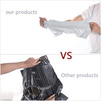 Enveloppes d'expédition en plastique blanches autocollantes en rouleau pour emballage, pochettes postales pour colis et sacs d'expédition