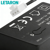 Récepteur sans fil 2,4 G LETARON 12-24V 5m à induction, portée de détection 1-5mm, installation facile, durée de vie 30000H, faible consommation pour applications intelligentes