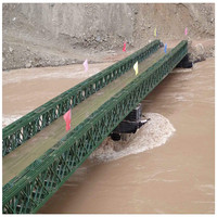 Puente Peatonal de Suspensión Bailey de Acero de Alta Resistencia para Talleres, Diseño Moderno