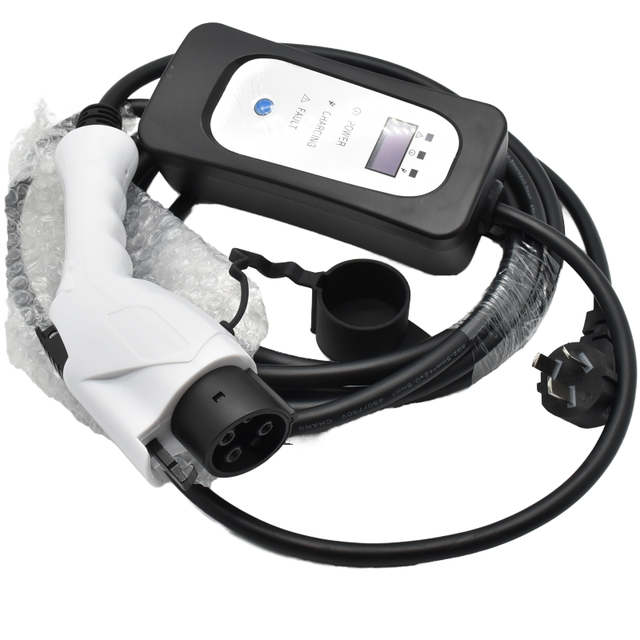 EV Charger MODE 2 SAE J1772 Plug Adapter 32A Portable EV Fast Charger
