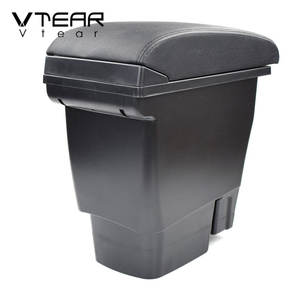 Vtear para <span class=keywords><strong>Kia</strong></span> <span class=keywords><strong>RIO</strong></span> 3 reposabrazos caja de carga USB de doble capa de almacenamiento de la caja central de contenido de la tienda <span class=keywords><strong>interior</strong></span> brazo resto caja Accesorios - Product Image 3