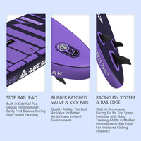 Tabla de Paddle Surf Inflable OEM de 10'x31"x6" (260L, 120kg), con Tecnología Drop Stitch DWF, Pala de Fibra de Carbono, Certificación CE EN ISO, para Principiantes