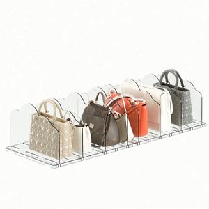 Organizador de Bolsos de Acrílico Personalizado, de Doble Nivel, Tipo Soporte, 126x48x40cm, Estilo Clásico Moderno, No Plegable, para Sala de Estar - Product Image 2
