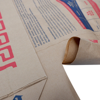 Sac en papier vide à deux couches pour emballage de ciment de 25 kg à vendre