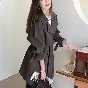 <span class=keywords><strong>Trench</strong></span>-coat <span class=keywords><strong>mi</strong></span>-<span class=keywords><strong>long</strong></span> pour <span class=keywords><strong>femme</strong></span>, style streetwear tendance de cette année, nouvelle collection printemps-automne 2026, grande taille, élégant, en polyester haut de gamme - Product Image 2