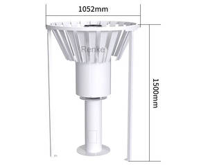 रेंक नाड़ी आरs485 वजन बकेट वर्षा गेज स्वचालित जल निकासी का भार ठोस तरल के लिए वर्षा गेज - Product Image 3