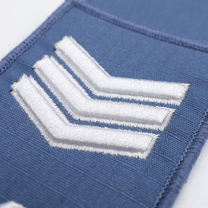 Migliore qualità di sicurezza personalizzato gancio e Loop Patch digitale numero blu Morale 3D distintivo ricamato - Product Image 5