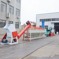 Ligne de granulateur d'extrudeuse de pelletisation à vis unique PS Machine de recyclage PP PE PA EVA Granulateurs à double étage Déchets de plastique