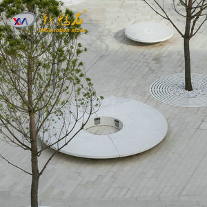 Nuevos Materiales de Construcción de Piedra, Banco de Hormigón Prefabricado GRC Gris 18969844106 para Uso en Parques y Plazas al Aire Libre - Product Image 2