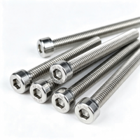 Grand stock de vis à tête hexagonale DIN912 A2-70 304SS en acier inoxydable, vis métriques Allen pour distributeurs de quincaillerie