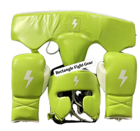 Protège-dents de boxe en cuir de vachette, protection souple, logo personnalisé, marque sans origine CN SHN