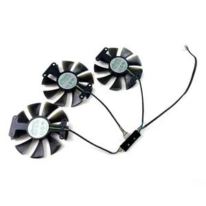 พัดลมระบายความร้อน DIY ใหม่สำหรับ ZOTAC <span class=keywords><strong>GTX980Ti</strong></span> 980 Ti AMP 970 GTX TITAN X arcticstorm การ์ดแสดงผลภาพกราฟิกขนาด85มม. GA91S2H 4Pin /u - Product Image 1