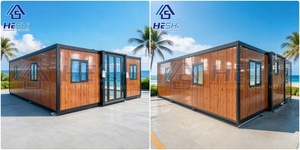 Unidad de alojamiento para motel junto a la carretera, casa contenedor expandible de 20, 30 y 40 pies, casa modular personalizada, apilable y móvil, tipo bungalow. - Product Image 4