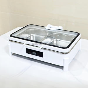 Yeni ürün elektrikli 9L akıllı dokunmatik patlamaya dayanıklı paslanmaz çelik gıda ısıtıcısı reşo çanak restoran otel Catering için - Product Image 3