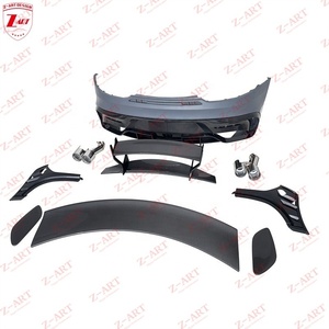 Kit carrosserie Z-ART PP et fibre de carbone sèche pour <span class=keywords><strong>Mercedes</strong></span> AMG <span class=keywords><strong>GT</strong></span> C190 GTS GTR <span class=keywords><strong>Black</strong></span> <span class=keywords><strong>Series</strong></span> 2015+ - Product Image 3