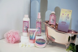 Personalizado al por mayor cuidado del cuerpo baño ducha <span class=keywords><strong>Spa</strong></span> Set accesorios belleza regalo Sets 8PCs Coffrets Cadeaux Box promocional bañera producto - Product Image 3