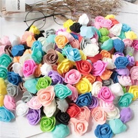 Lot de têtes de roses artificielles en mousse, mini-têtes de roses vibrantes, fleurs artificielles en mousse pour événements et mariages