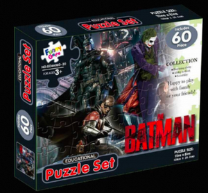 Ensemble de puzzles amusants sur le thème de Batman, 60 pièces, jouet éducatif pour les enfants de 3 ans et plus, impression couleur intégrale - Product Image 3